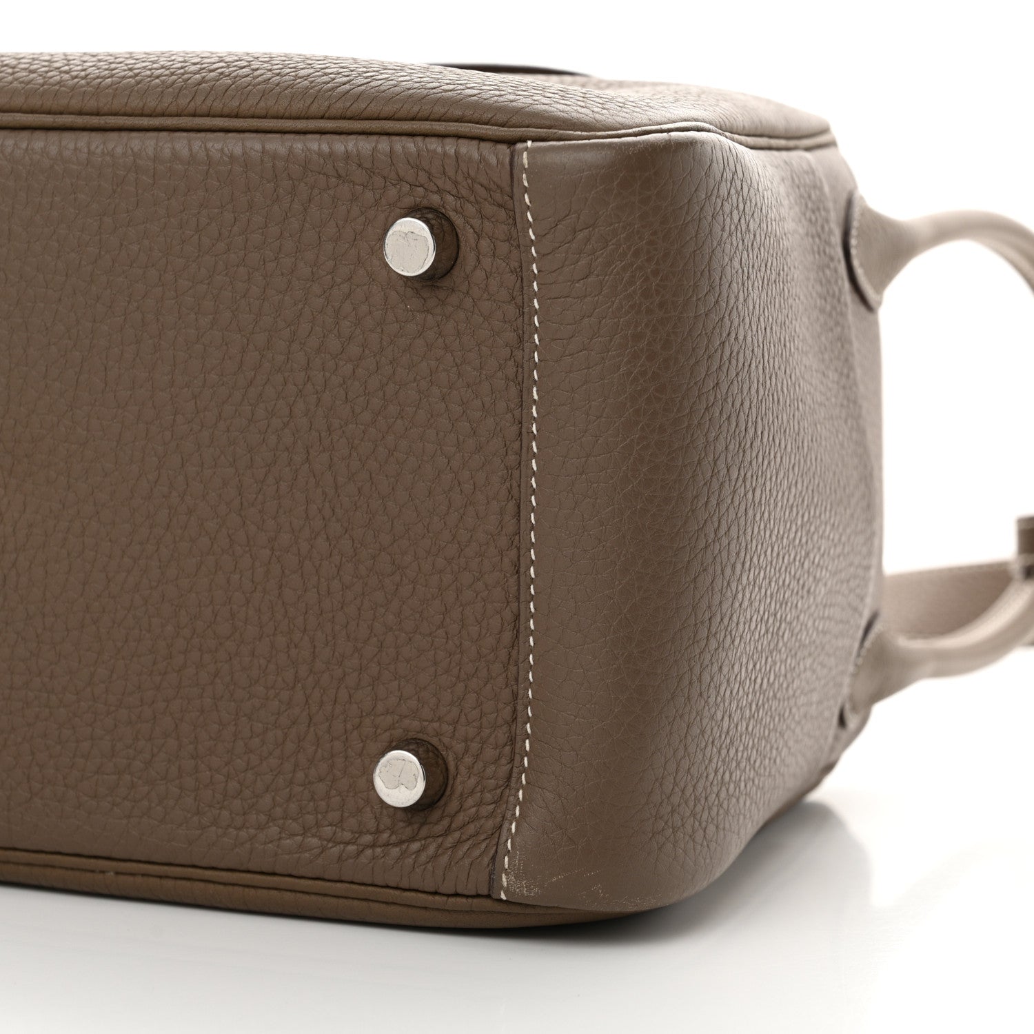 Hermes Taurillon Clemence Lindy 26 Etoupe 10 of 12