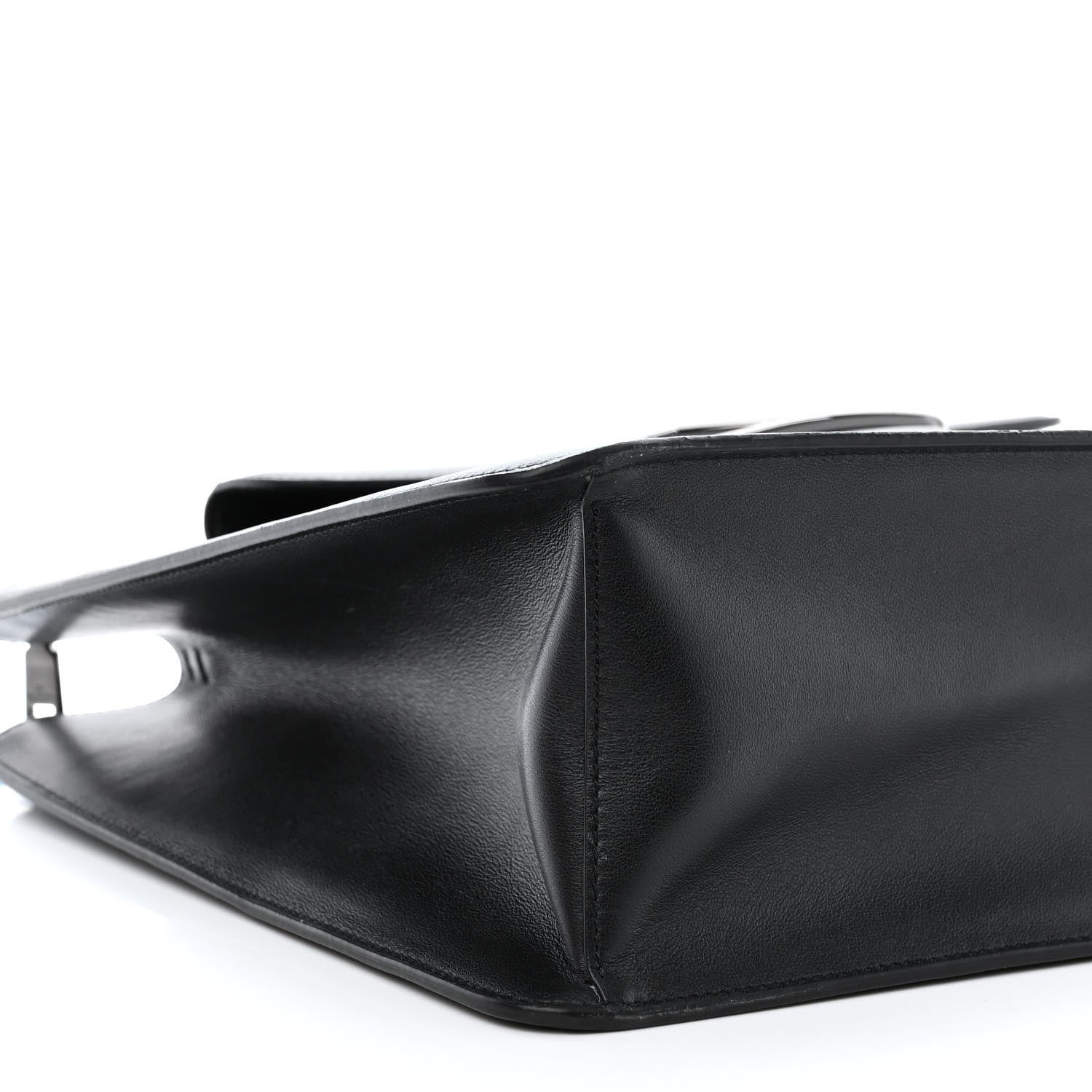 Valentino Garavani Calfskin Tonal Vlogo Briefcase Black 9 of 10