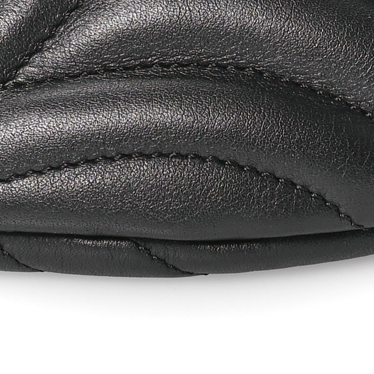 Calfskin Quilted New Wave Bumbag Black