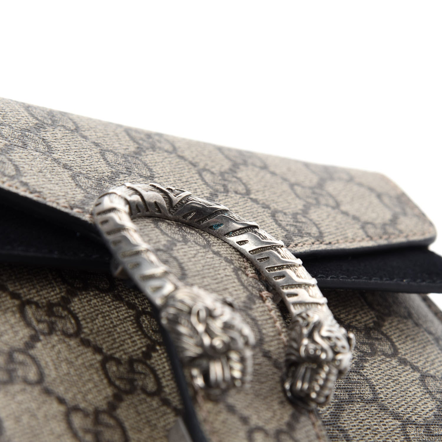 Gucci GG Supreme Monogram Mini Dionysus Shoulder Bag Black 8 of 11