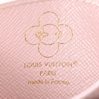 Louis Vuitton Monogram Vivienne Snowy Card Holder Pearl Blue Frost 6 of 7