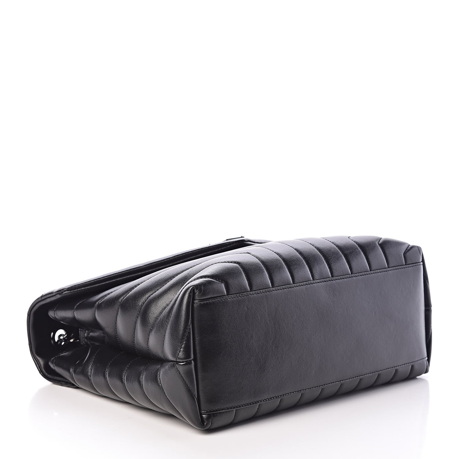 Saint Laurent Calfskin Y Quilted Monogram Medium Loulou Chain Satchel Black 4 of 10