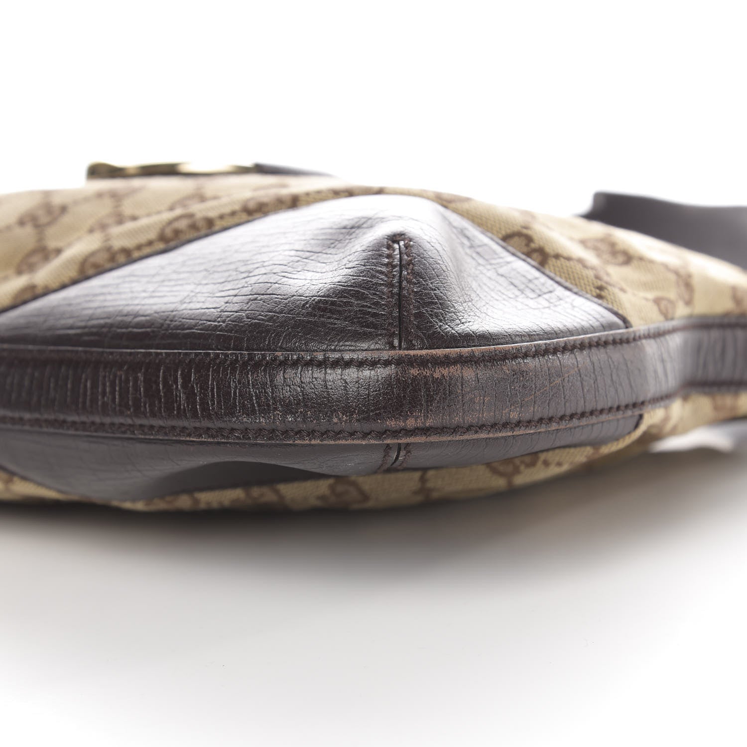 Gucci Monogram Hasler Hobo Dark Brown 10 of 13