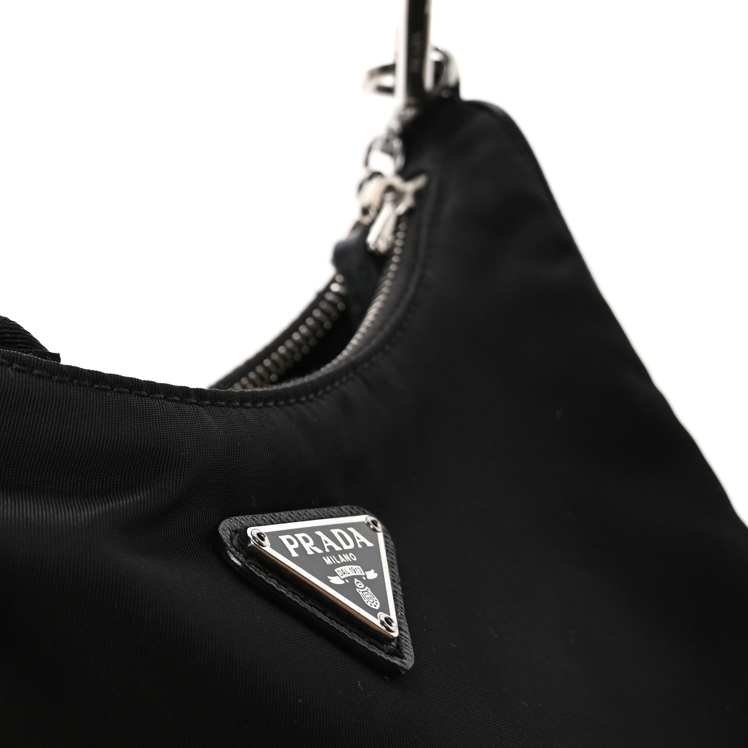 Prada Nylon Re-Edition 2005 Shoulder Bag Black 8 of 12