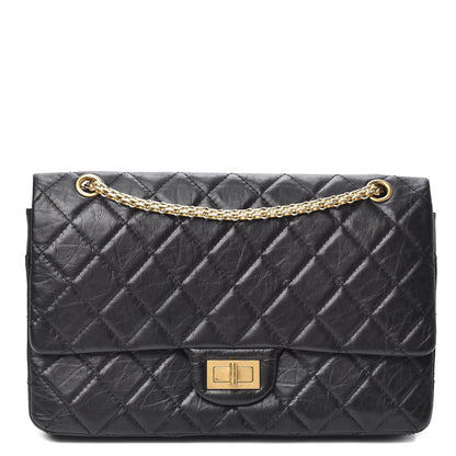Chanel Aged Calfskin Quilted 2.55 Reissue 226 Flap Black 1 of 13