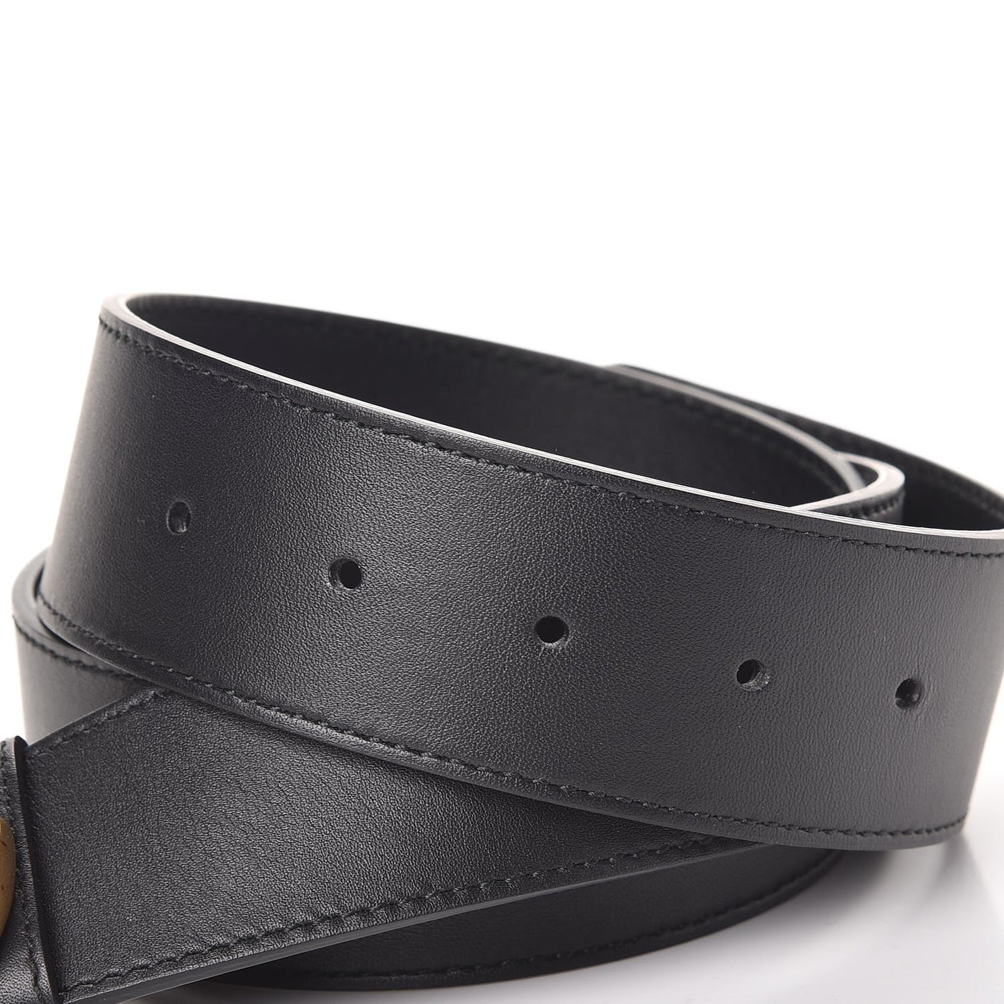 Calfskin Double G 40mm Belt 80 32 Black