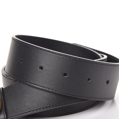 Gucci Calfskin Double G 40mm Belt 80 32 Black 4 of 6