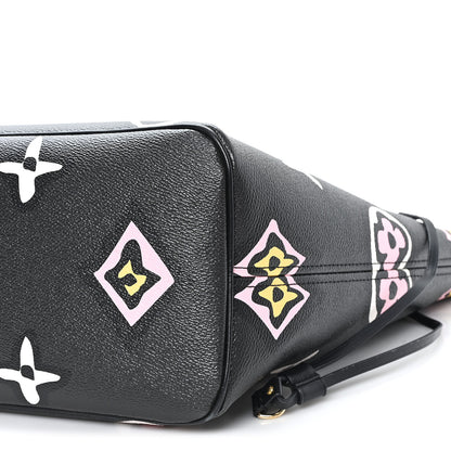 Louis Vuitton Monogram Giant Wild at Heart Neverfull MM Black 10 of 11