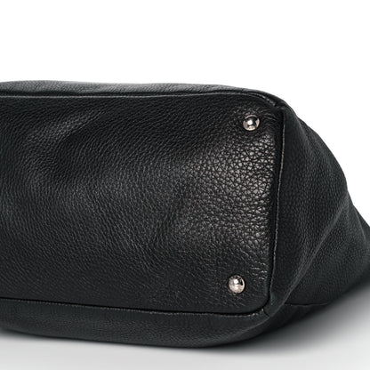 Prada Vitello Daino Shopping Tote Black 8 of 9