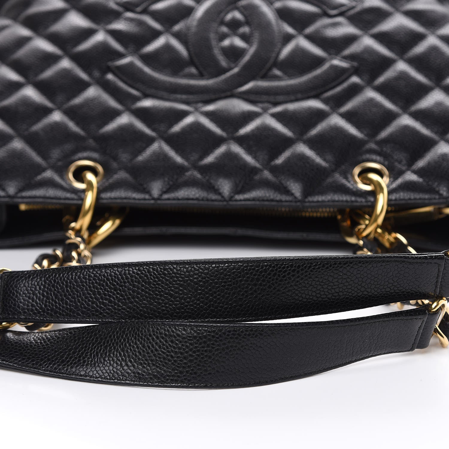 Chanel Caviar Quilted Grand Shopping Tote GST Black 13 of 17