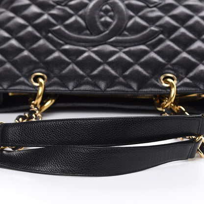 Chanel Caviar Quilted Grand Shopping Tote GST Black 13 of 17