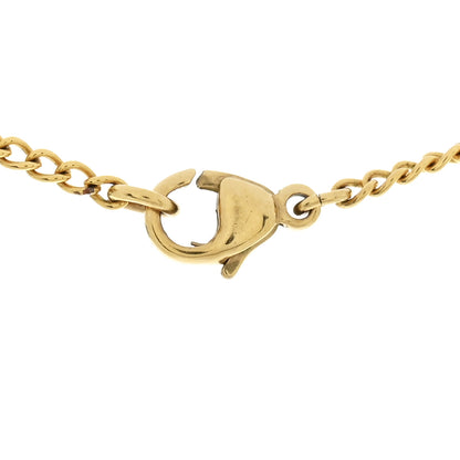 Chanel Metal Enamel CC Chain Necklace Gold Black 5 of 7