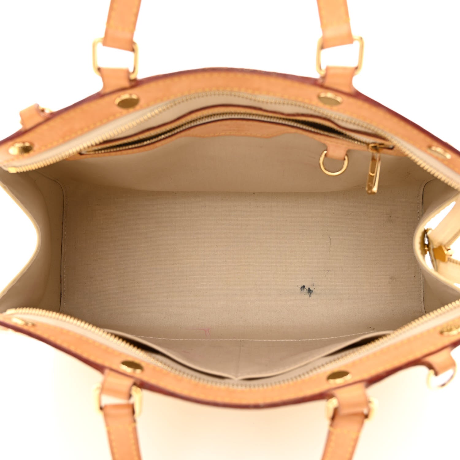 Louis Vuitton Vernis Brea GM Blanc Corail 5 of 16
