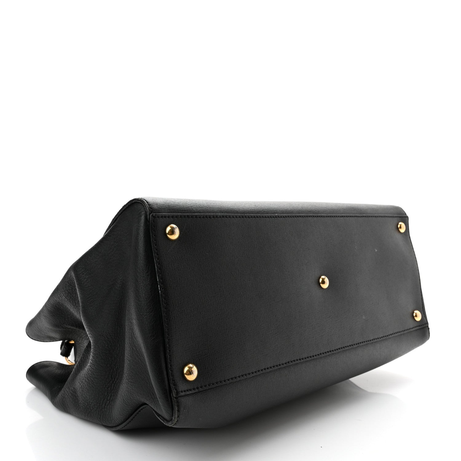 Fendi Vitello Elite Regular 2Jours Tote Black 4 of 10