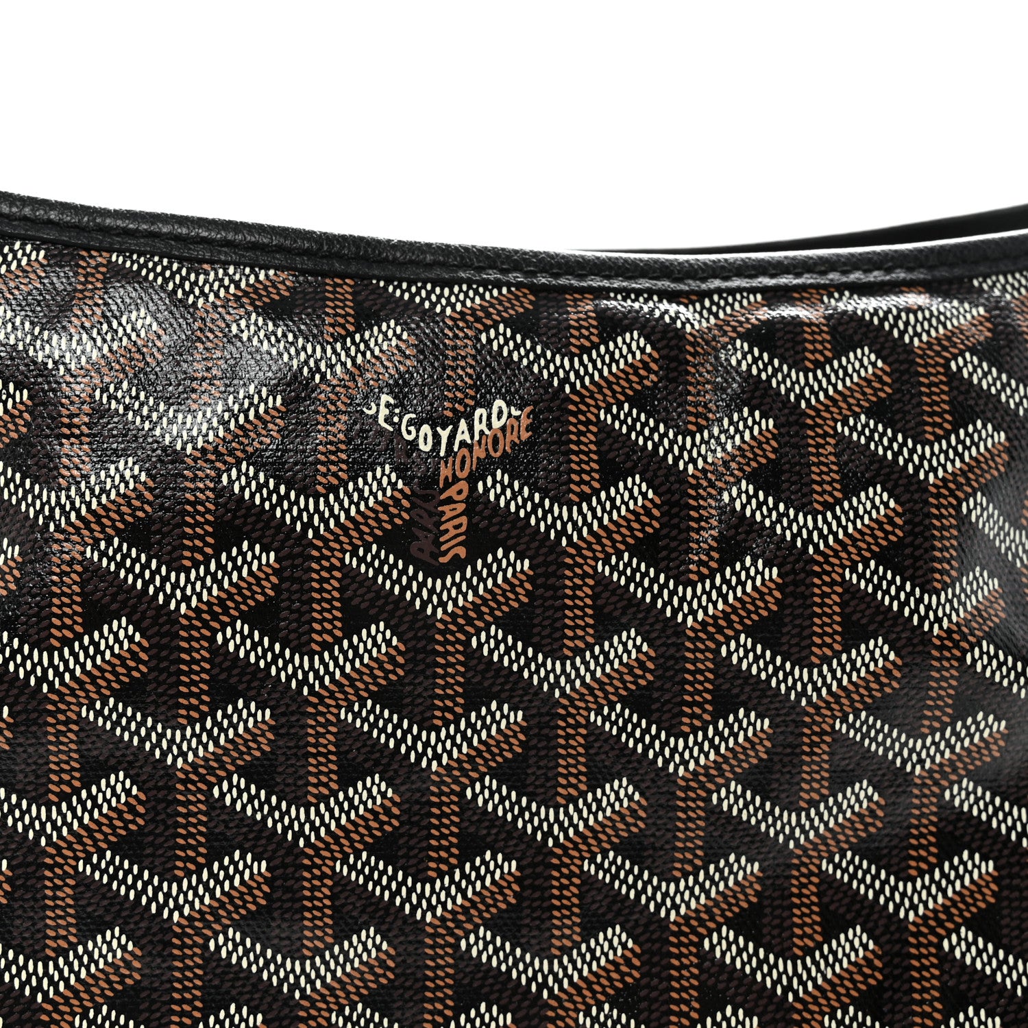 Goyard Goyardine Boheme Hobo Black 7 of 9