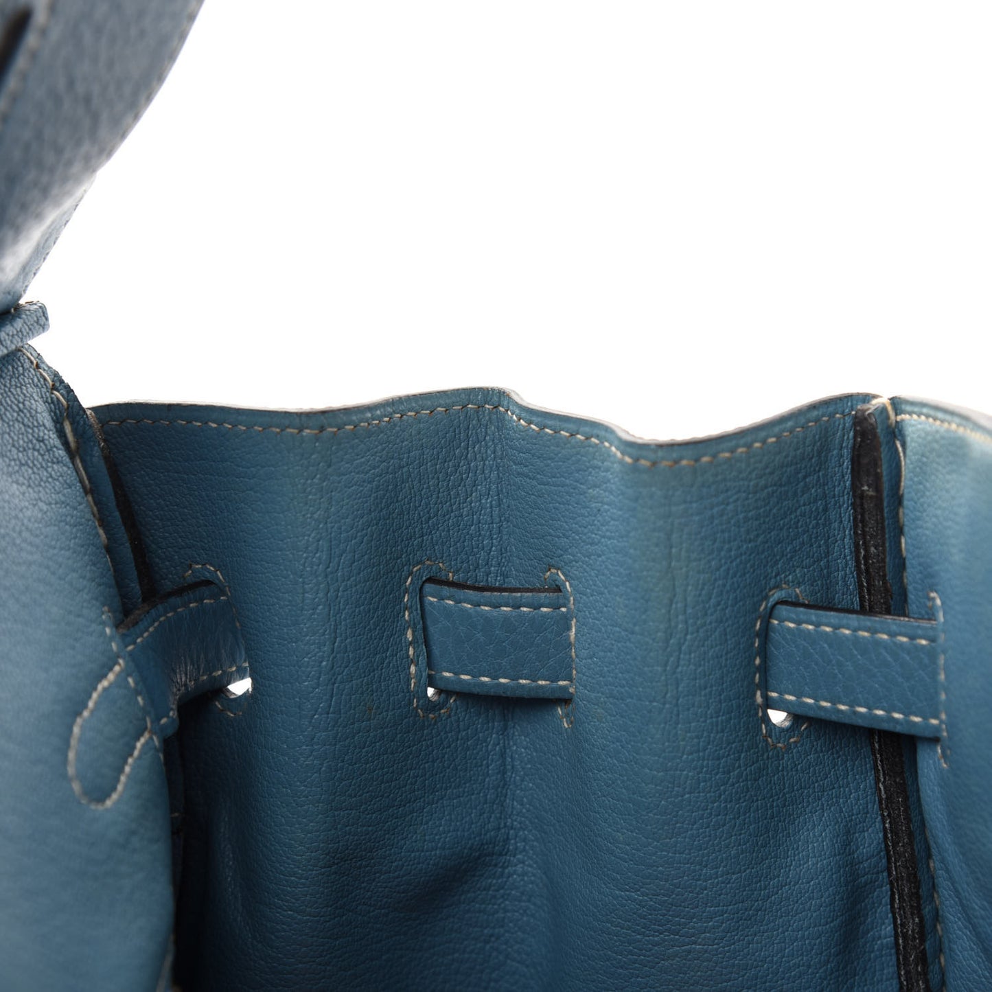 Taurillon Clemence Birkin 35 Blue Jean