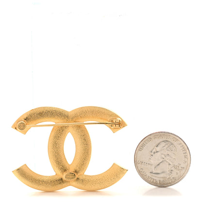 Chanel Metal Resin CC Star Brooch Gold Black 2 of 4