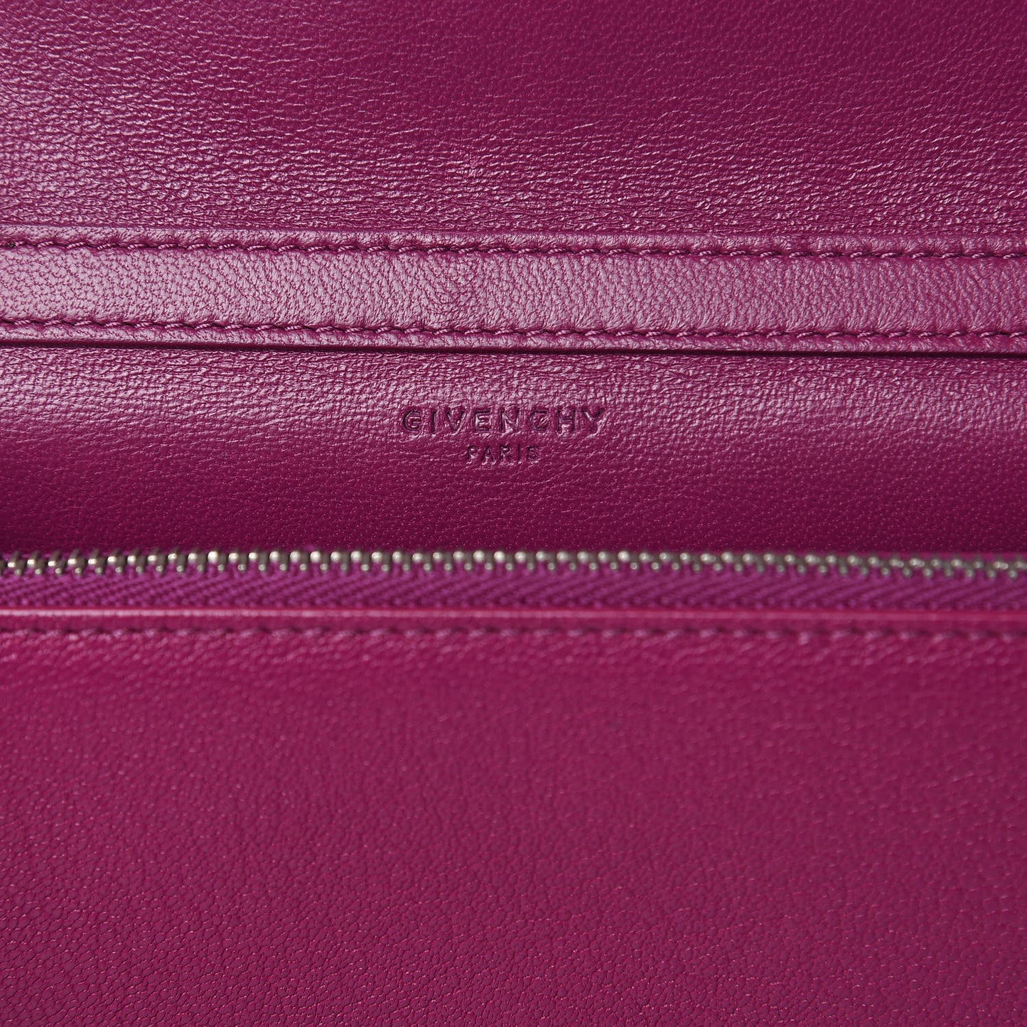 Sugar Goatskin Pandora Chain Wallet Orchid Purple