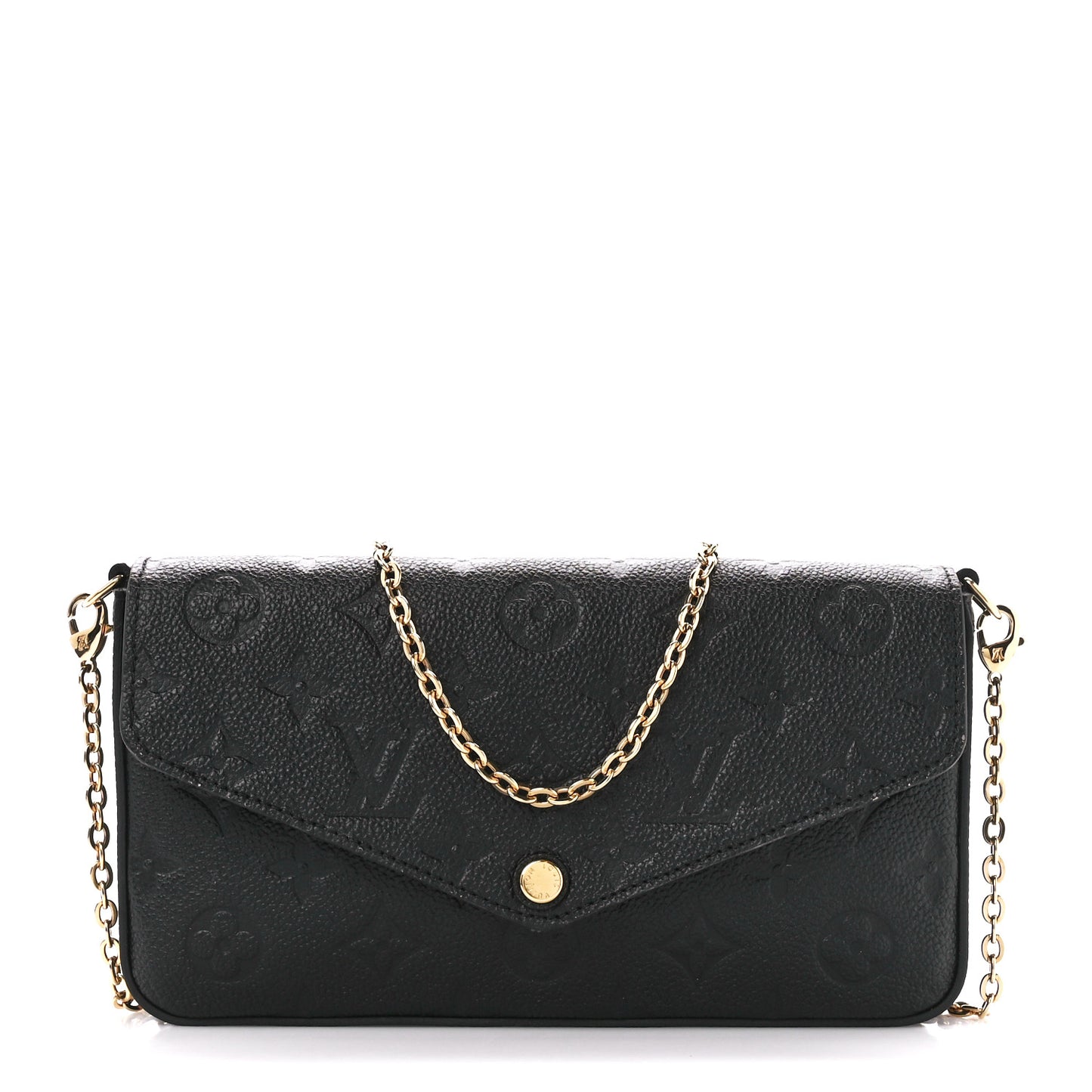 Empreinte Pochette Felicie Chain Wallet Black