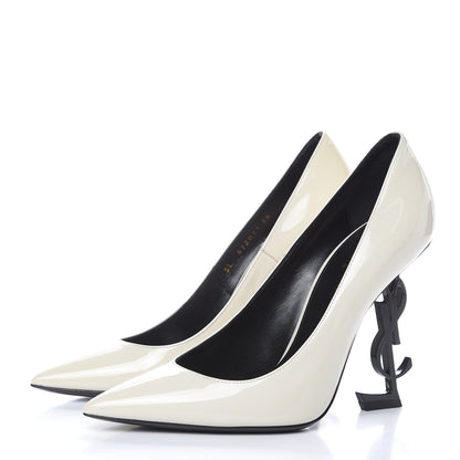 Saint Laurent Patent Opyum 100 Pumps 38 Neutro 3 of 8