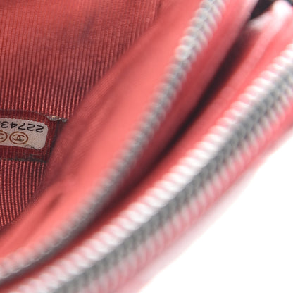 Chanel Caviar Quilted Small Clutch With Chain Red 10 of 17