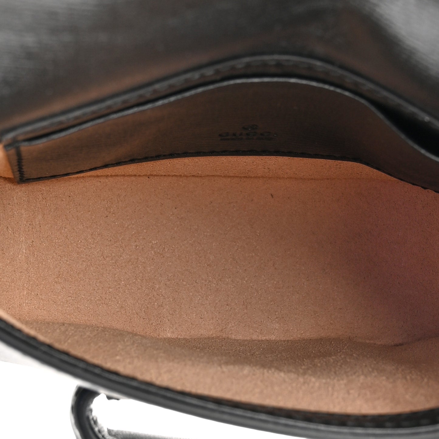 Azalea Calfskin Web Horsebit 1955 Wallet On Strap Black