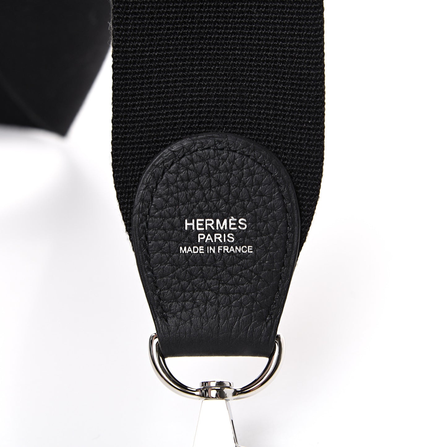 Toile Taurillon Clemence Shoulder Strap Black