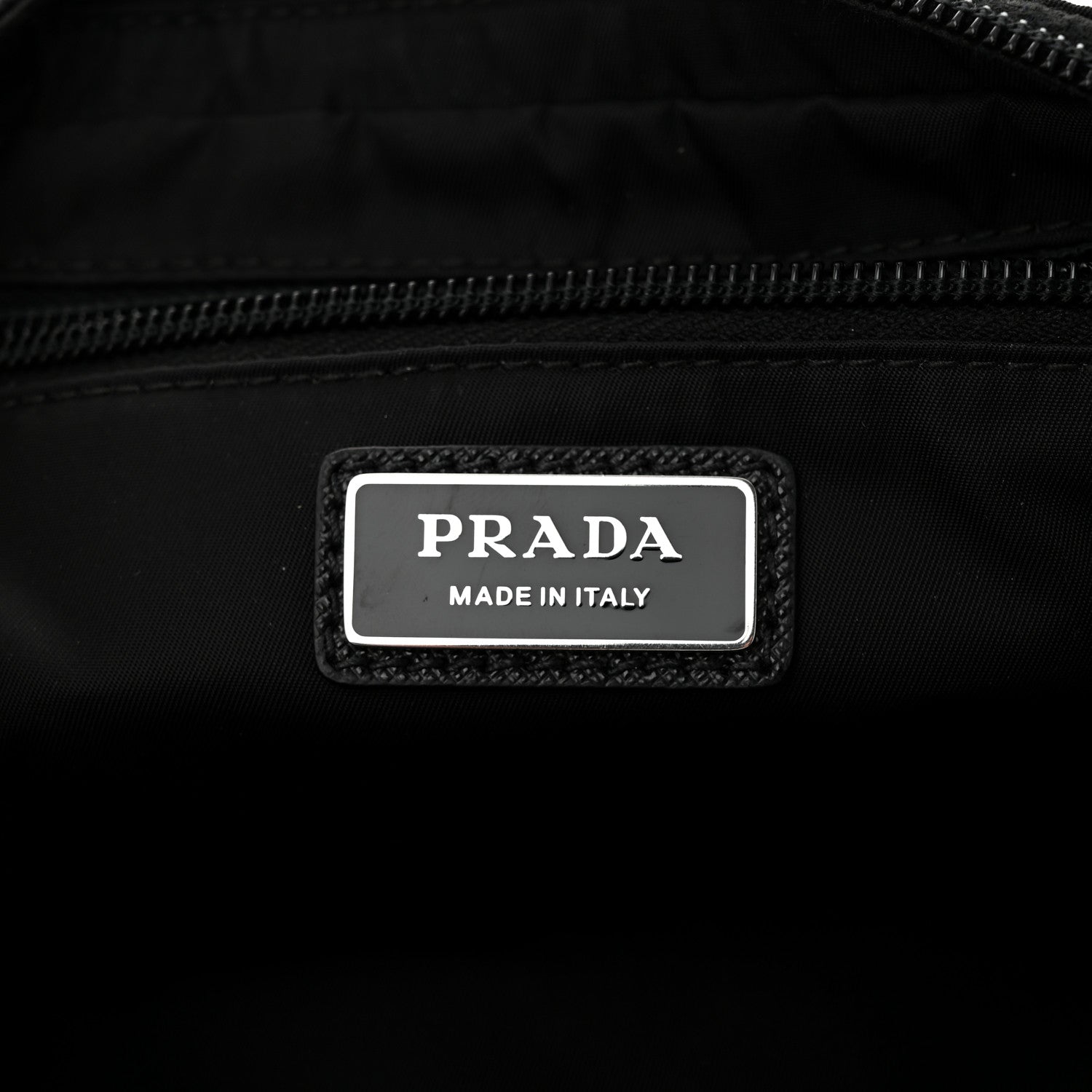 Prada Tessuto Nylon Belt Bag Black 6 of 10