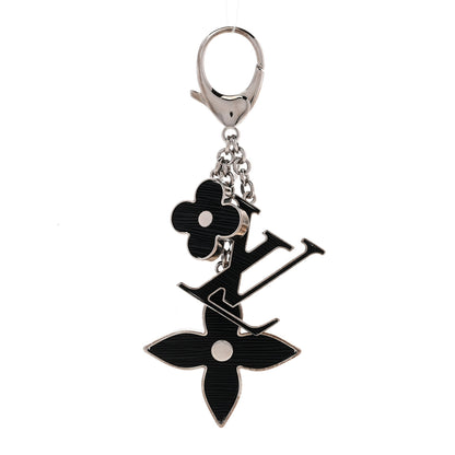 Louis Vuitton Fleur d Epi Bag Charm Black 1 of 5