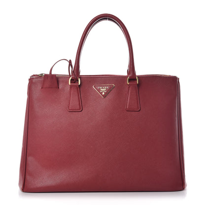 Prada Saffiano Lux Large Tote Fuoco 1 of 25