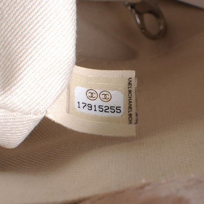 Chanel Suede Hamptons Shopping Tote Large Light Brown 7 of 7