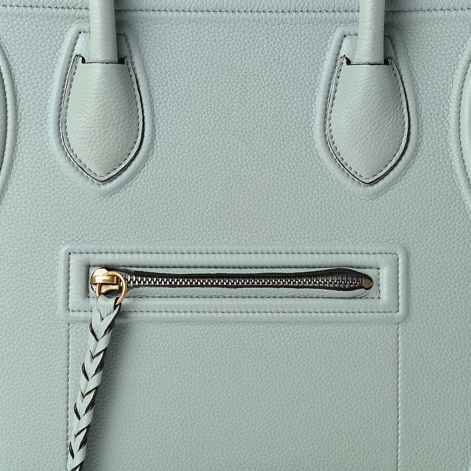 Celine Baby Grained Calfskin Medium Phantom Luggage Jade 9 of 15