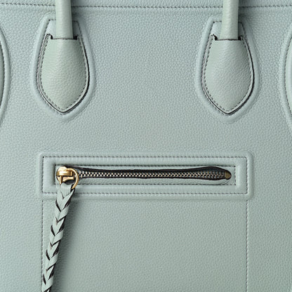 Celine Baby Grained Calfskin Medium Phantom Luggage Jade 9 of 15