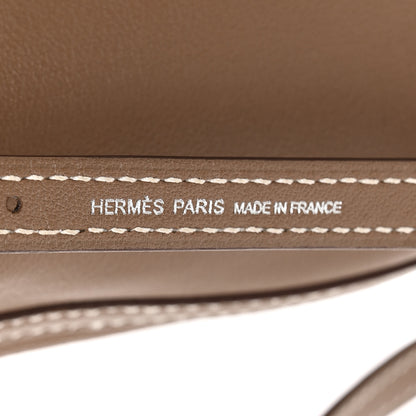 Hermes Cheri Calfskin Bridado Backpack Etoupe 6 of 11