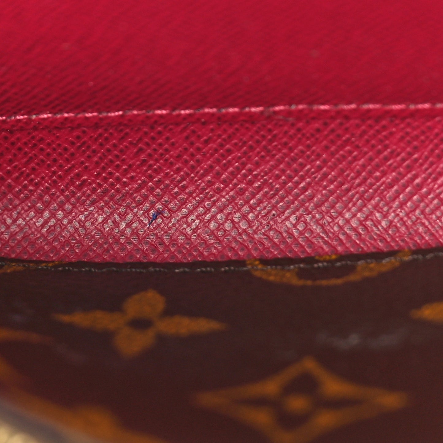 Monogram Clemence Wallet Fuchsia