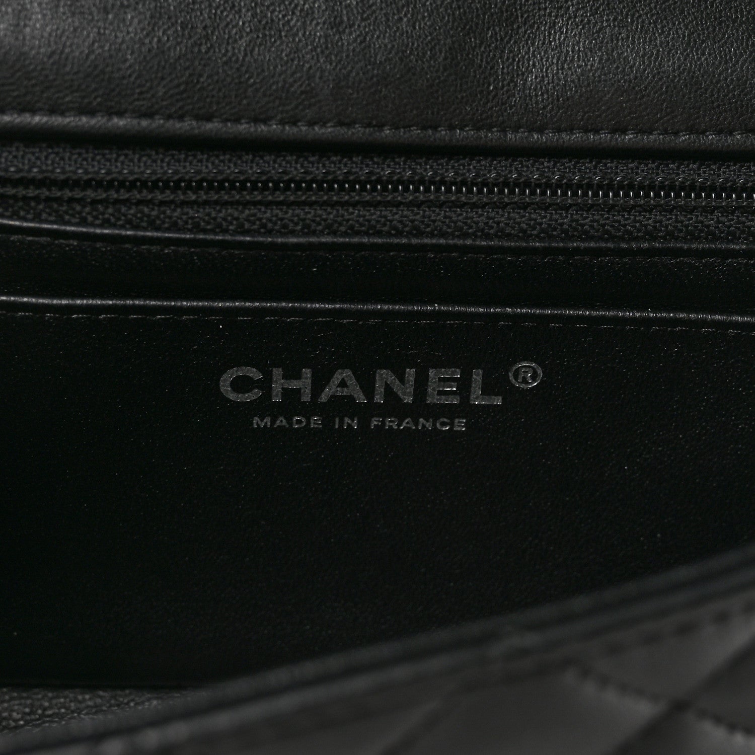 Chanel Lambskin Quilted Mini Rectangular Flap Black 6 of 10
