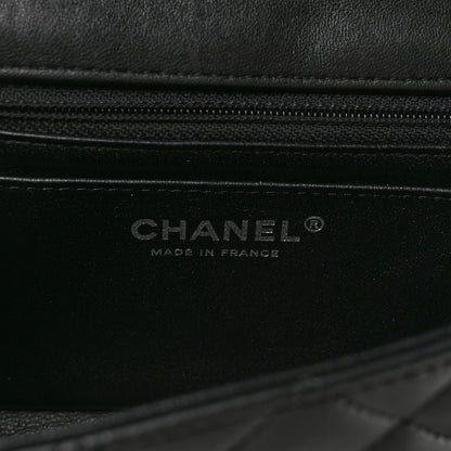 Chanel Lambskin Quilted Mini Rectangular Flap Black 6 of 10