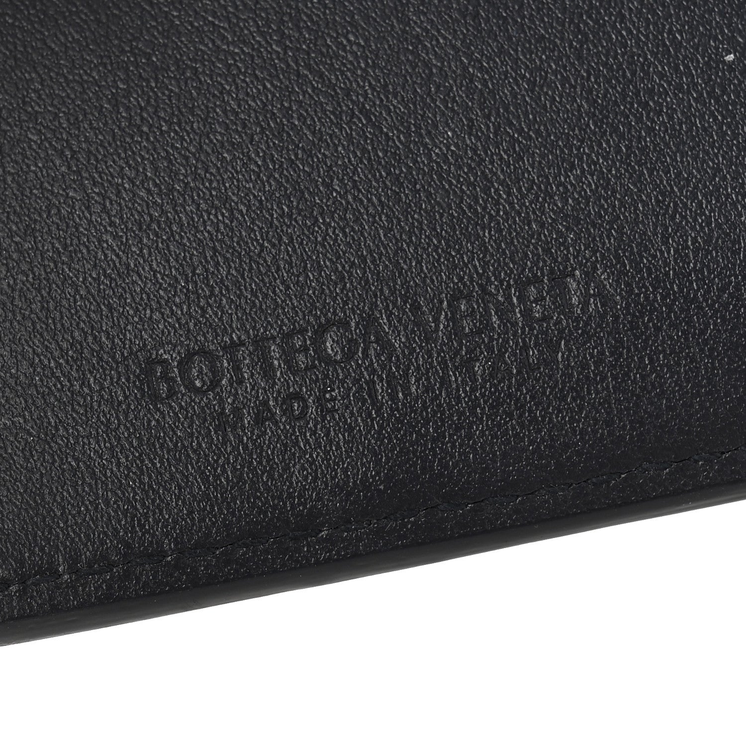 Bottega Veneta Nappa Intrecciato Medium Bifold Zip Wallet Navy 6 of 10