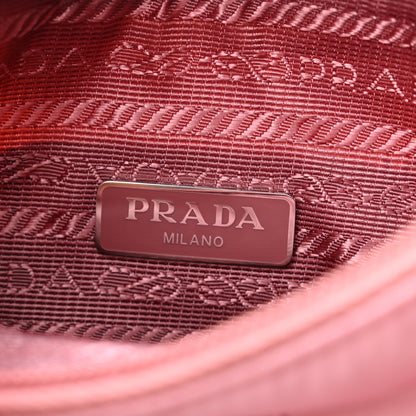 Prada Tessuto Nylon Saffiano Mini Re-Edition 2000 Bag Rosa 6 of 10