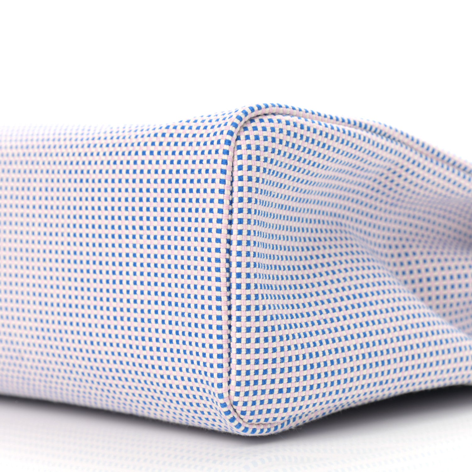 Hermes Criss Viking Vache Hunter Herbag Zip Retourne 31 PM Ecru Mauve Bleu 11 of 12