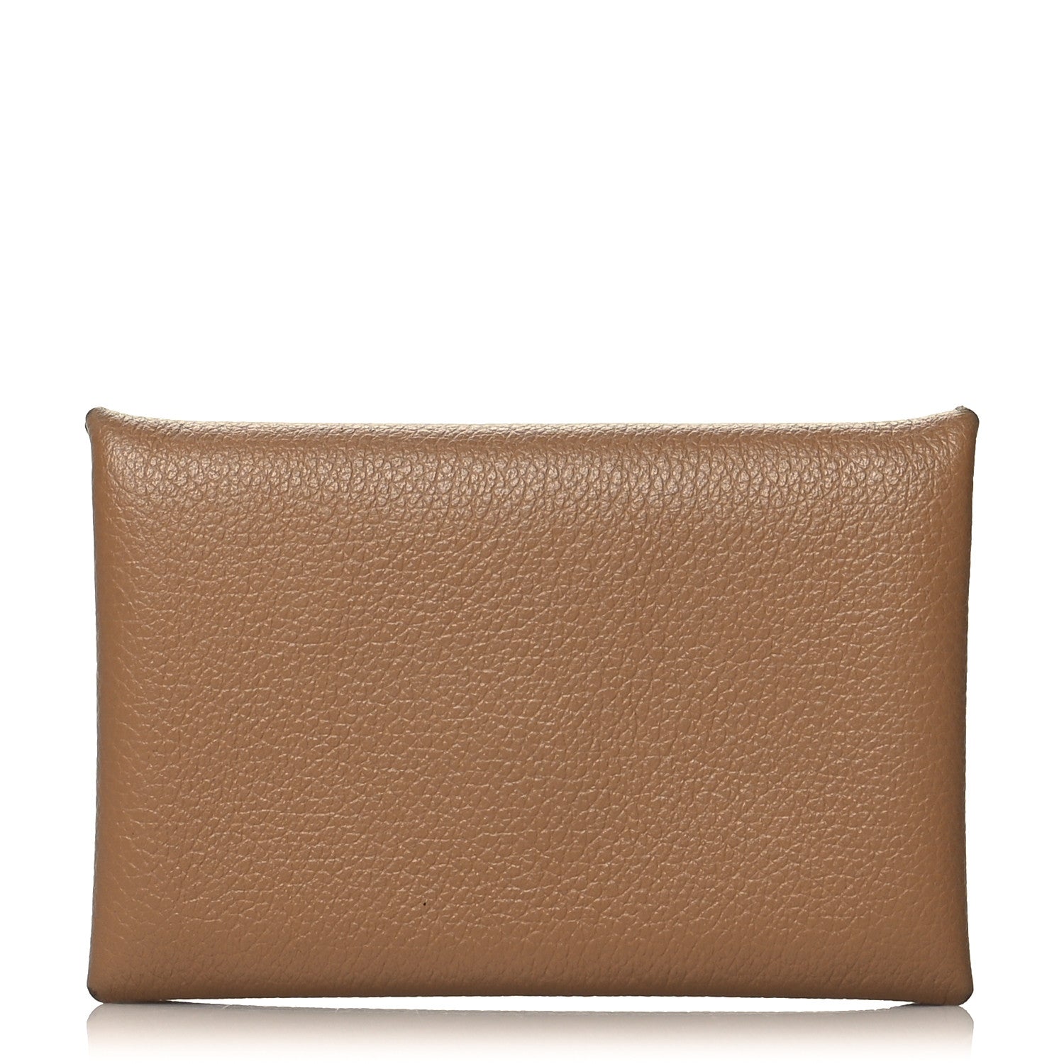 Hermes Evercolor Calvi Card Case Chai 1 of 10