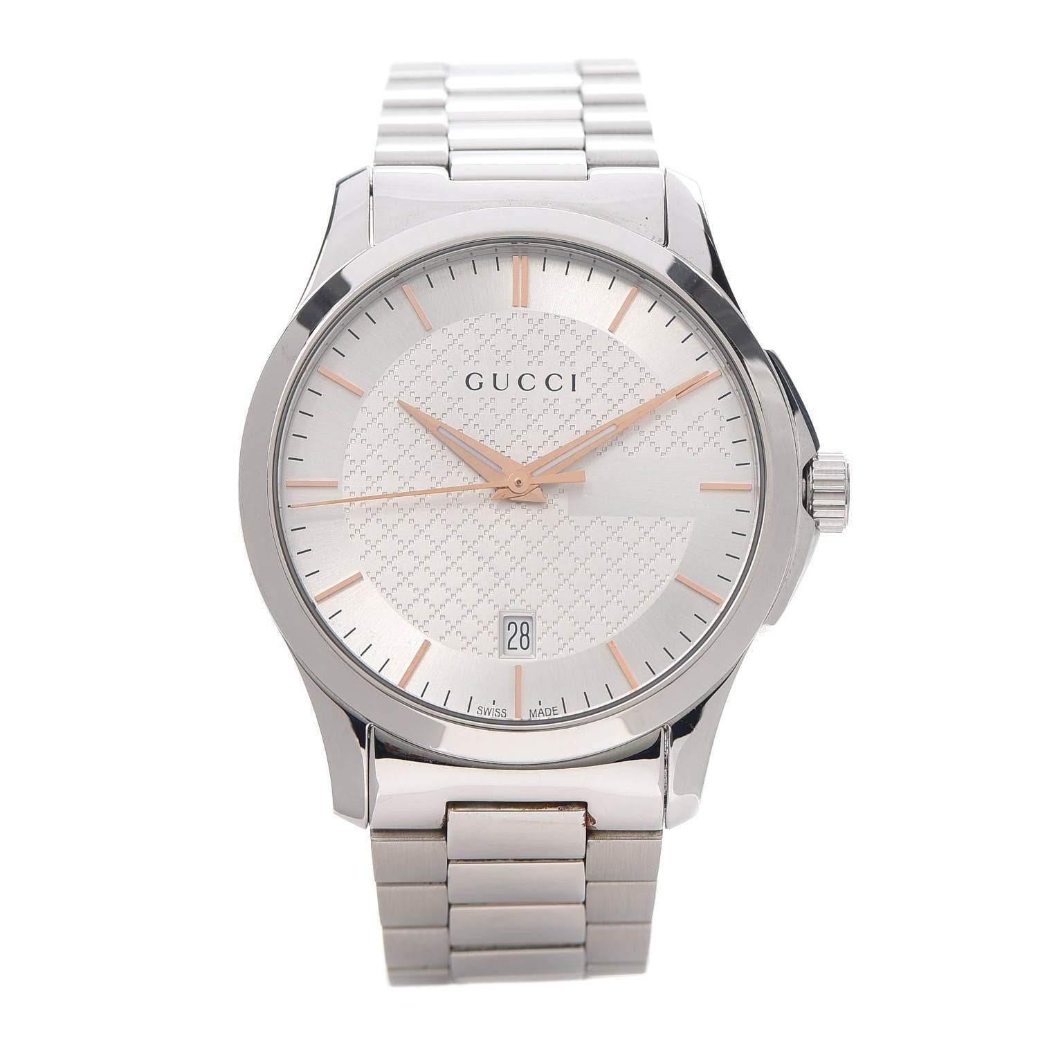 Gucci Stainless Steel 38mm G-Timeless Quartz Watch 1 of 7