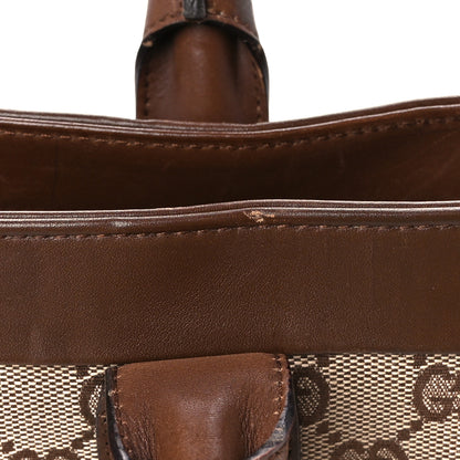 Gucci Monogram Tote Brown 13 of 14