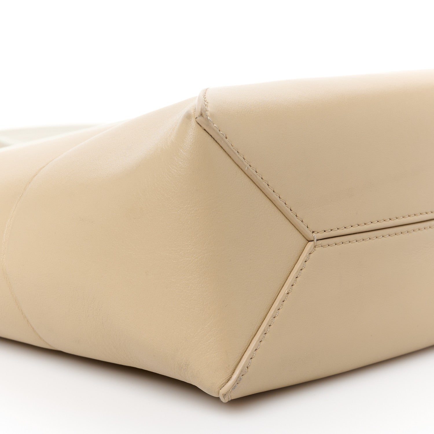 Loewe Shiny Calfskin Mini Puzzle Fold Tote Soft White Paper Craft 8 of 9