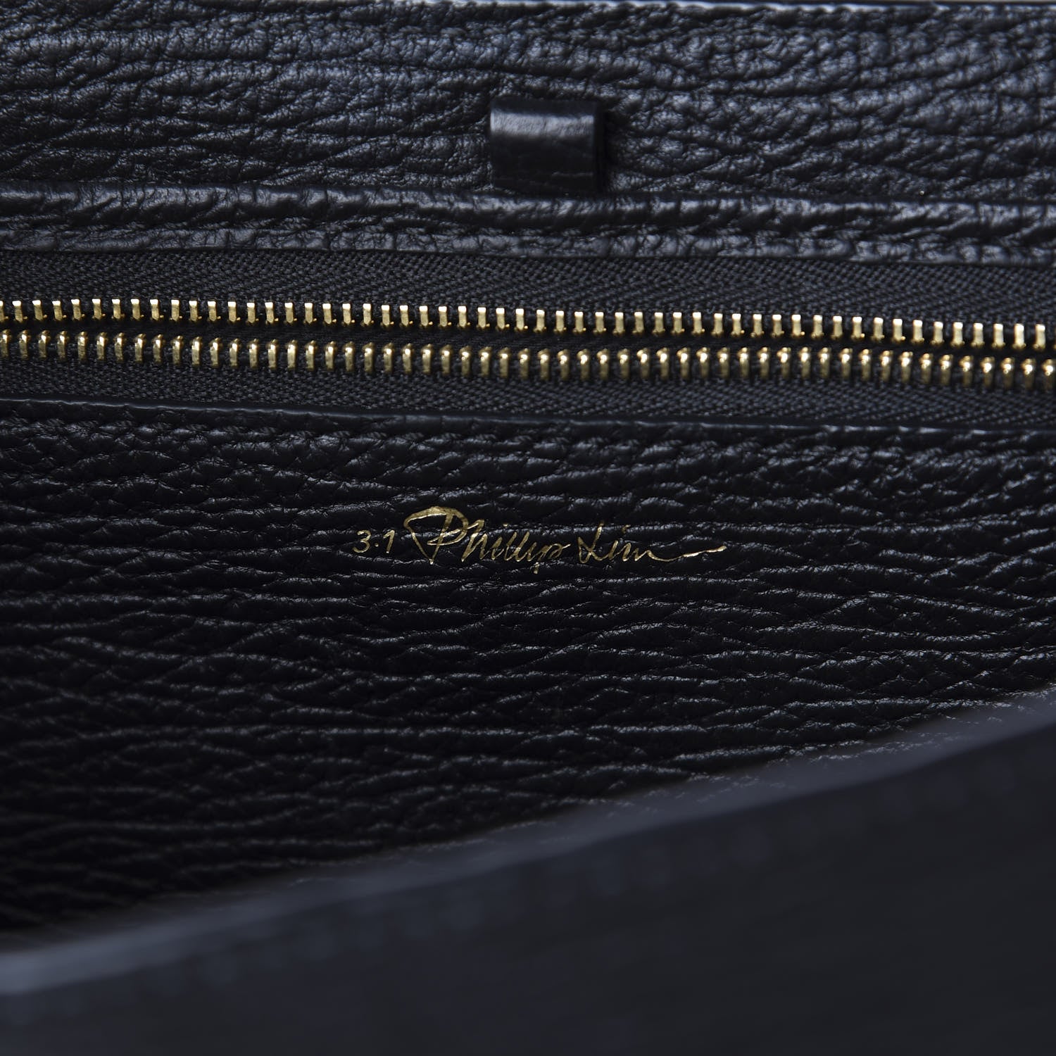 3.1 Phillip Lim 3.1 Textured Calfskin Medium Pashli Satchel Black 7 of 10