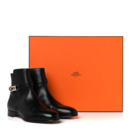 Hermes Calfskin Neo Low Boots 36.5 Black 11 of 11