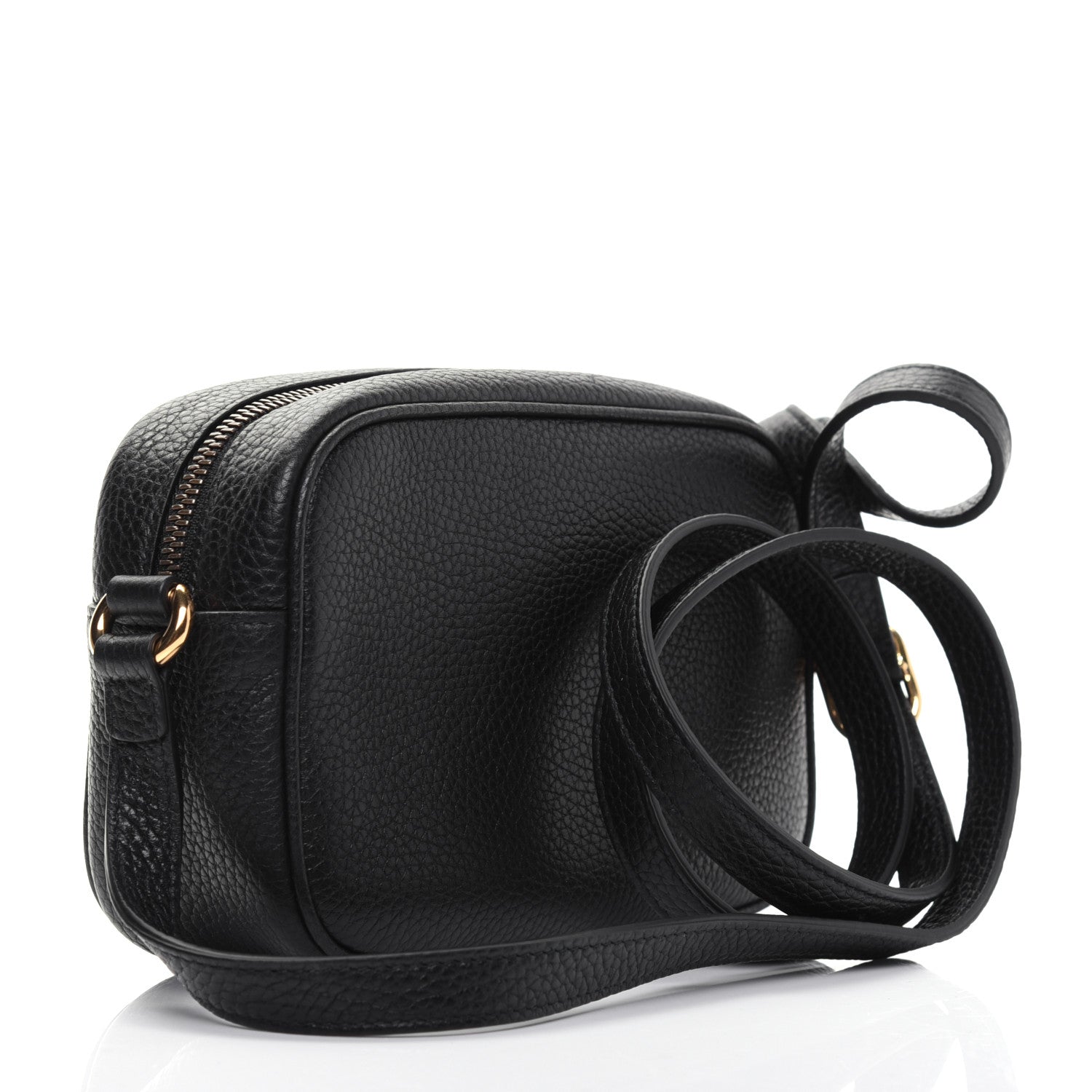 Gucci Pebbled Calfskin Mini Soho Disco Bag Black 3 of 11