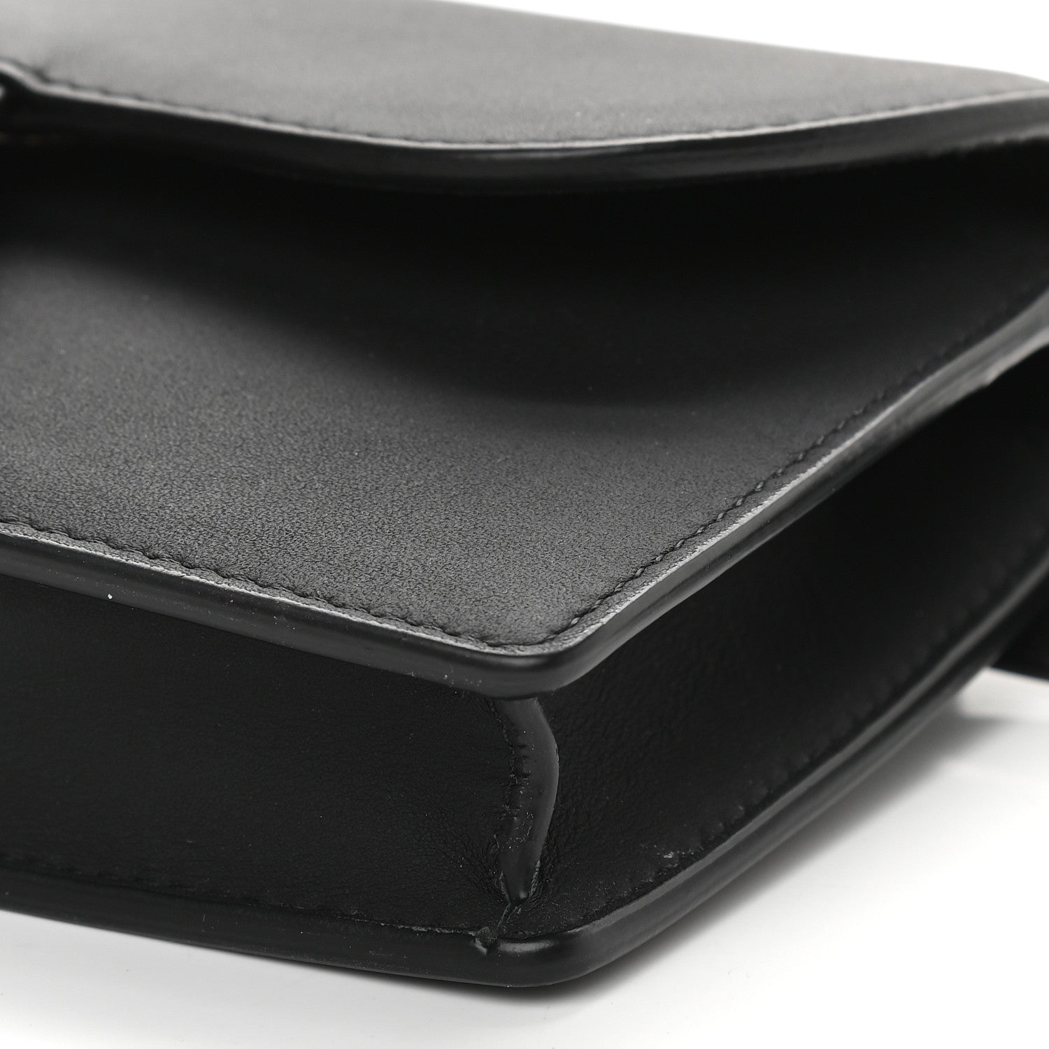 Christian Dior Ultra Matte Calfskin Saddle Belt Bag Black 6 of 7