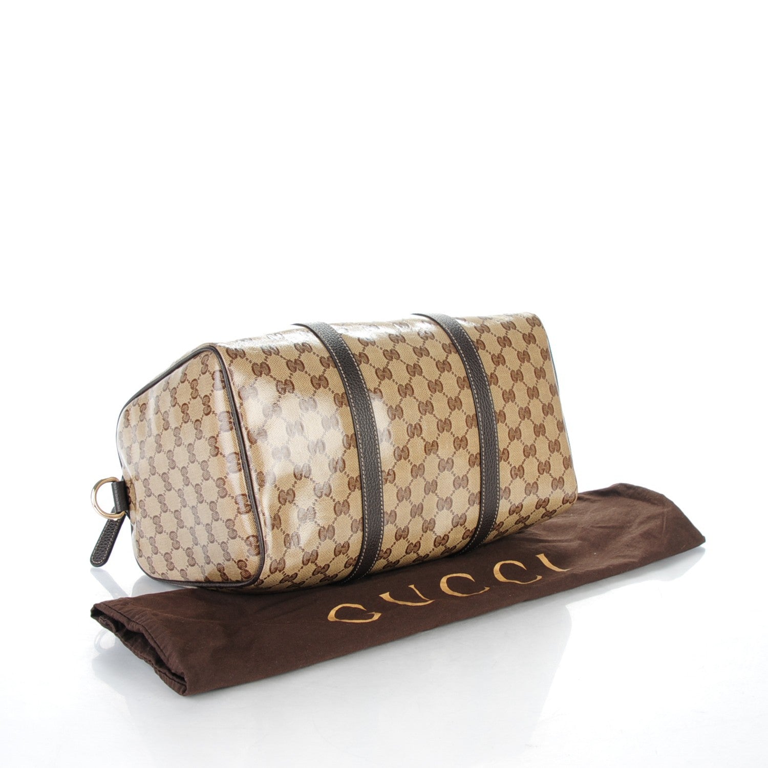 Gucci Crystal Monogram Medium Joy Boston Dark Brown 5 of 10