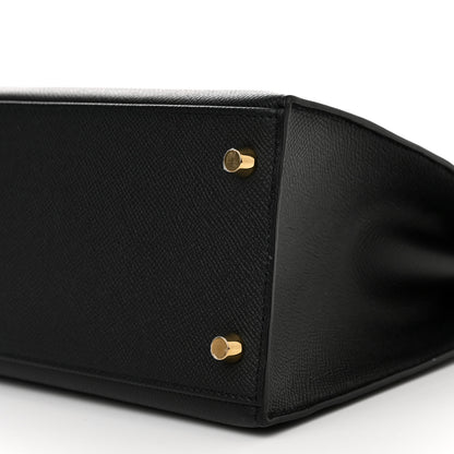 Hermes Epsom Kelly Sellier 28 Black 10 of 11
